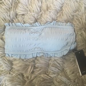 Lost Ink Bandeau Bikini Top